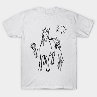 Magical Unicorn on a Sunny Day T-Shirt